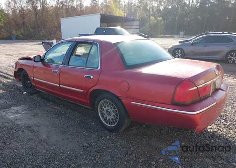 2000 Mercury Grand Marquis Gs from USA, damaged, VIN 2MEFM74W3YX698492